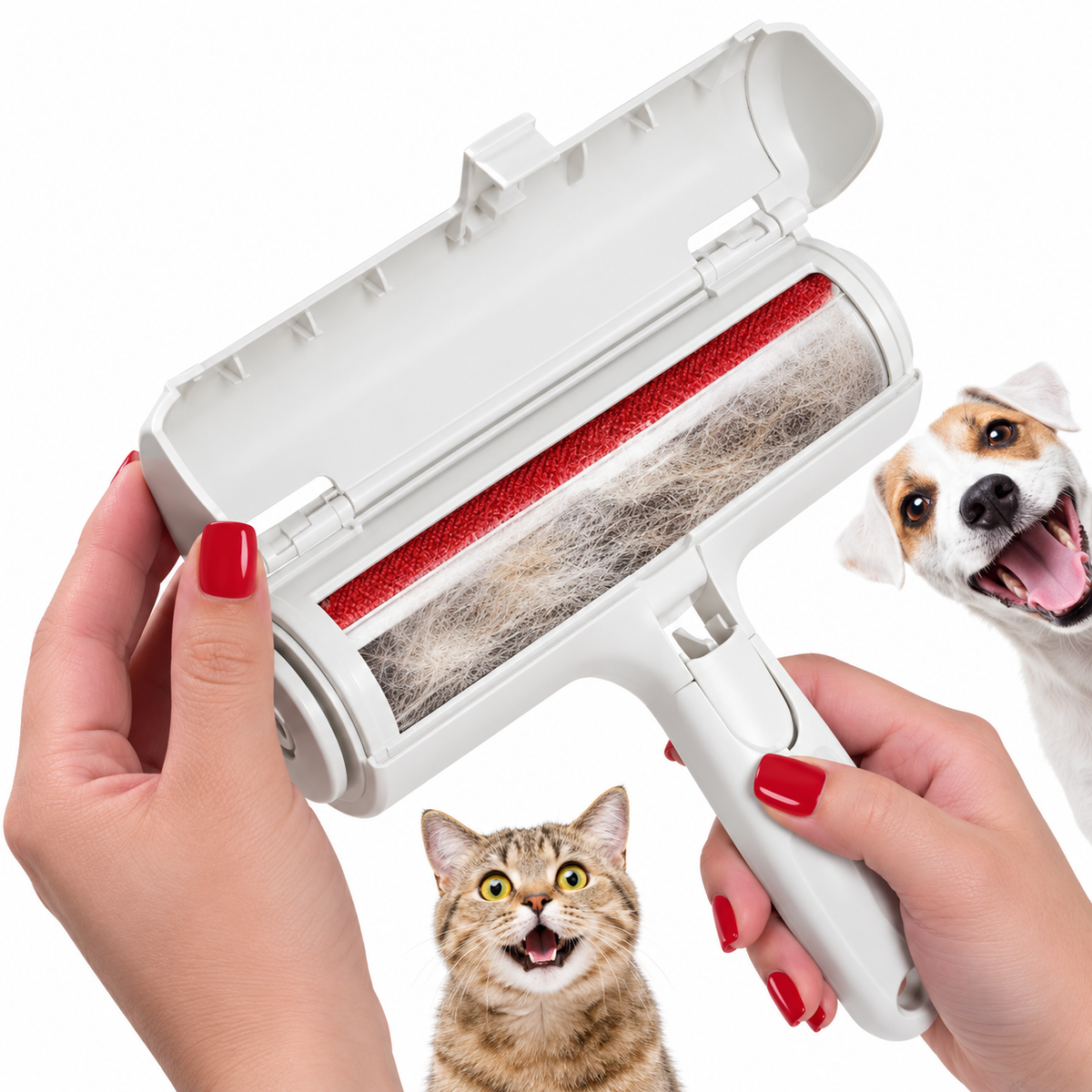 Reusable Pet Hair Remover Roller for Couches & Bedding