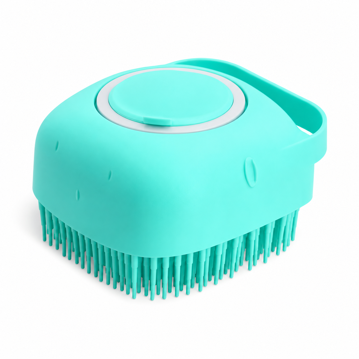 Silicone Dog Shampoo Brush with Dispenser for Dogs & Cats